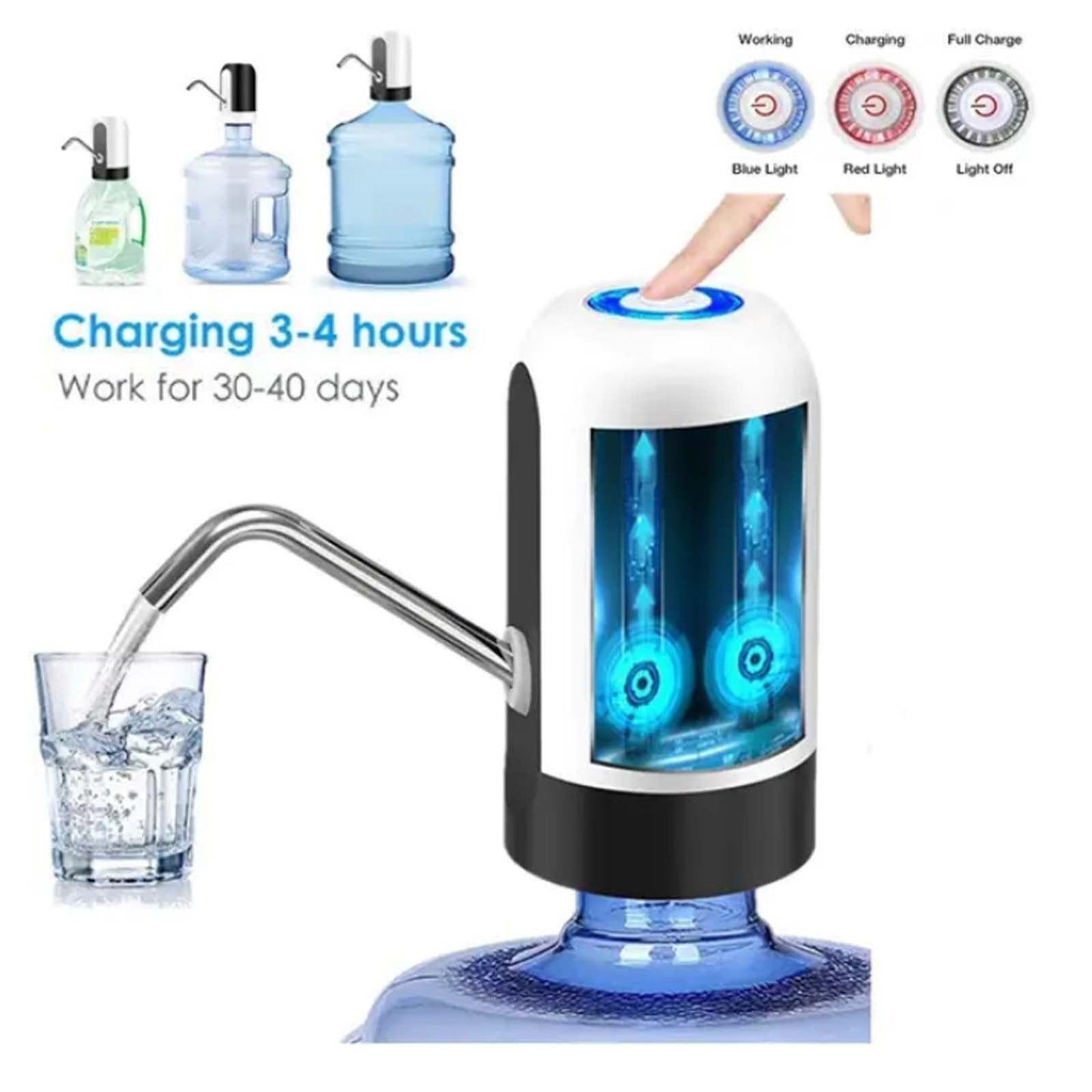 Pompa Electrica Bidon Apa USB – 1+1 Gratis