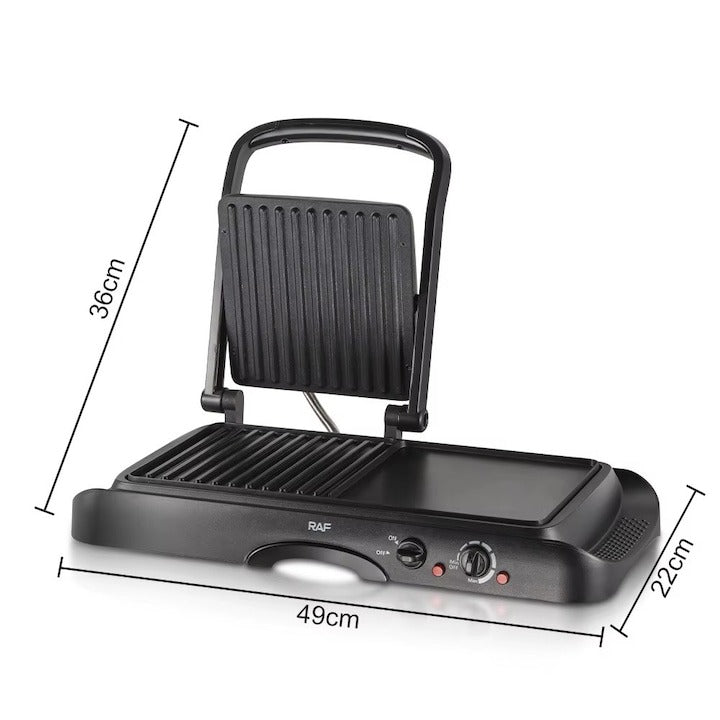 Grill Electric 2 in 1 RAF R2695 1600W Antiaderent
