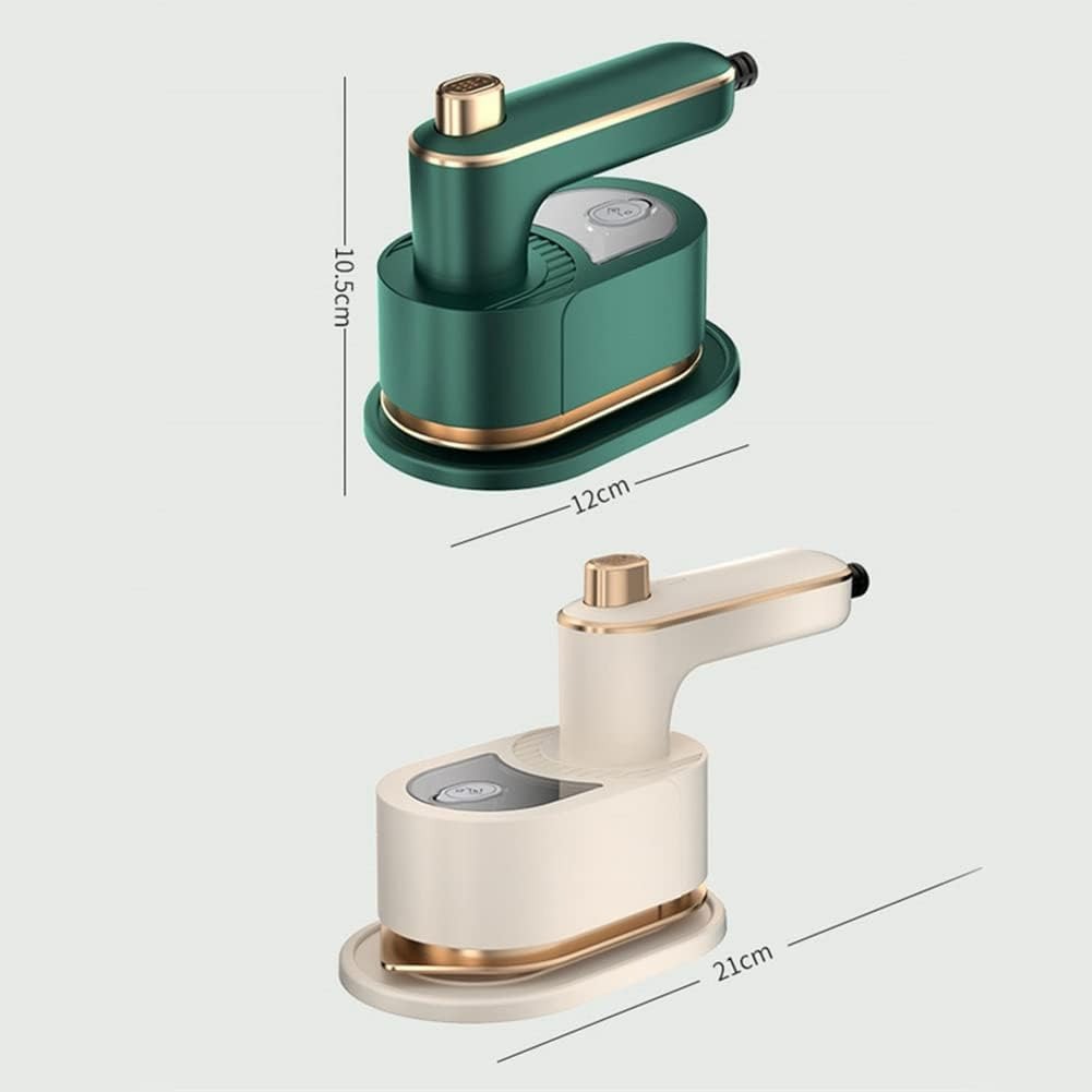 Mini fier de calcat portabil pliabil – 40W, abur vertical/orizontal, rezervor 50ml, verde
