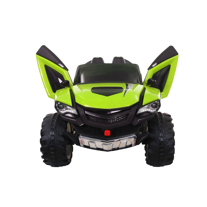 Masinuta Electrica Off-Road 4x4 Pentru Copii – 2 Locuri, 4 Motoare 45W, Roti EVA, Telecomanda si Lumini LED