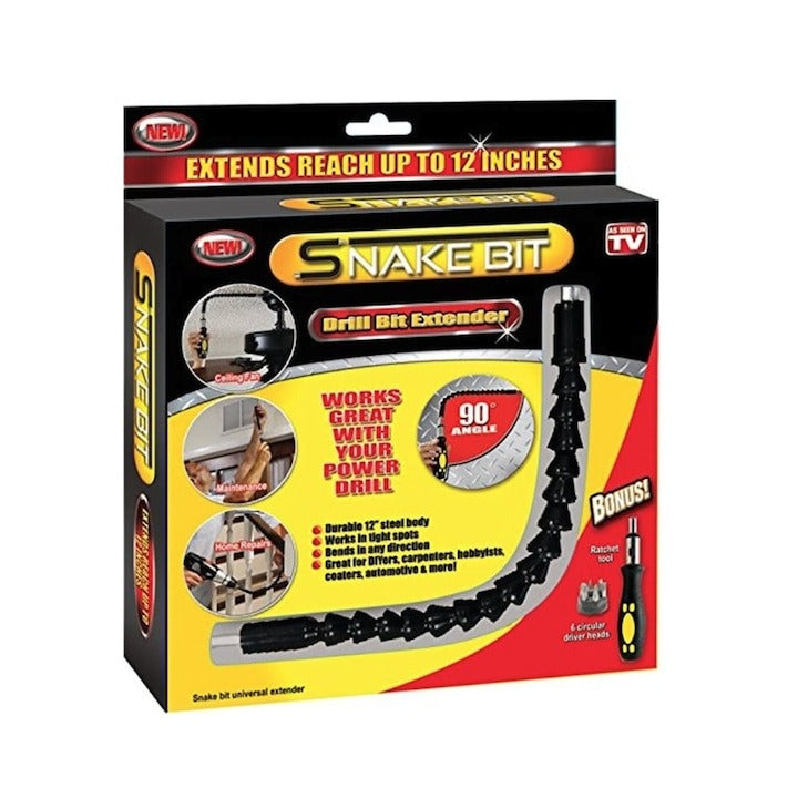 Snake Bit Flexibil – Extensor Universal Pentru Bormasina si Surubelnita, Ideal Pentru Spatii Inaccesibile
