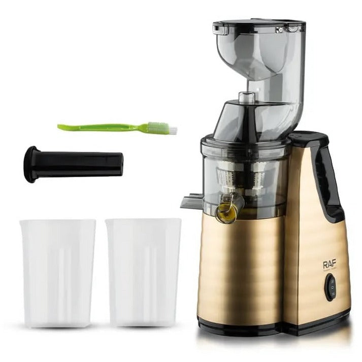 Storcător Lent cu Melc RAF R.2838 150W Presare la Rece, Suc Fresh cu Pulpa Controlată