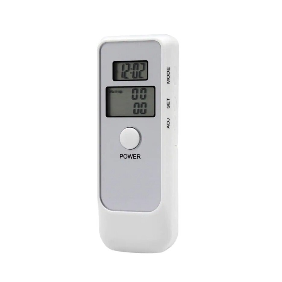 Alcool Tester Digital Premium – Rezultat Rapid, Display LCD, Termometru si Ceas Incorporat