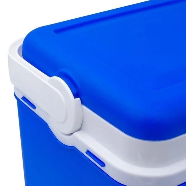 Lada frigorifica portabila 5L albastru cu capac mini cooler transport alimente