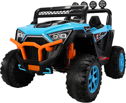 UTV Electric 4x4 Pentru Copii – 4 Motoare, 2 Locuri, Telecomanda Parintala, Roti EVA Lumini LED si Experienta Off-Road Autentica