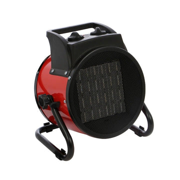 Aerotermă electrică 2000W cu aer cald/rece, 3 trepte, termostat și protecție la supraîncălzire