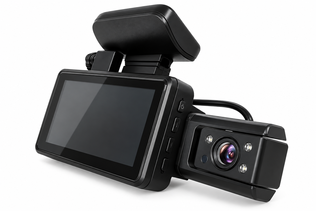 Camera Auto Dubla Bord 1080P HD, Ecran IPS 3 Inch, G-Sensor, Night Vision