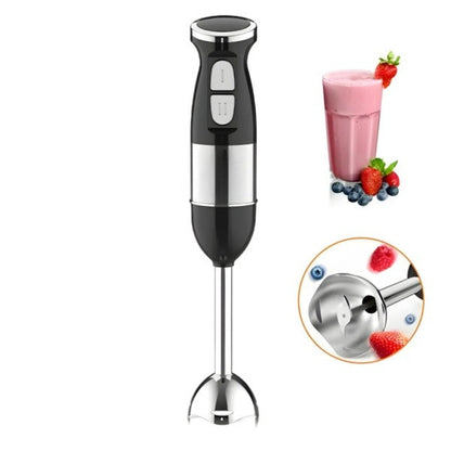 Blender de mână multifuncțional Silver Love – 500W, 2 viteze, tocător, lame inox