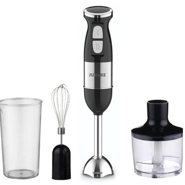 Blender de mana multifunctional Silver Love – 500W, 2 viteze, tocator, lame inox