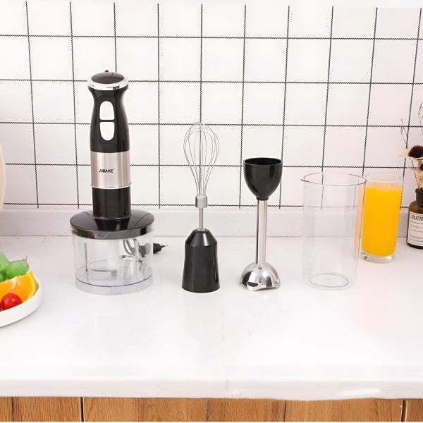 Blender de mână multifuncțional Silver Love – 500W, 2 viteze, tocător, lame inox