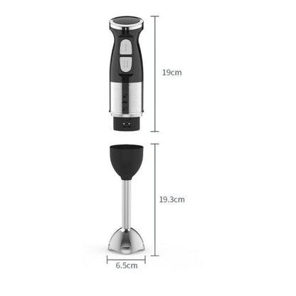 Blender de mână multifuncțional Silver Love – 500W, 2 viteze, tocător, lame inox