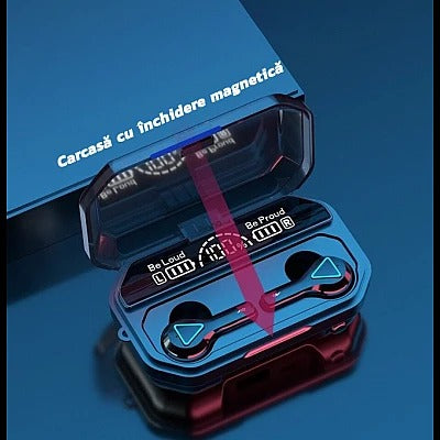 Căști Wireless A15 TWS Bluetooth 5.1 cu Display LCD