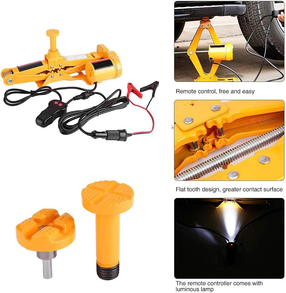Cric auto electric 3 tone 12V kit complet cu dispozitiv impact