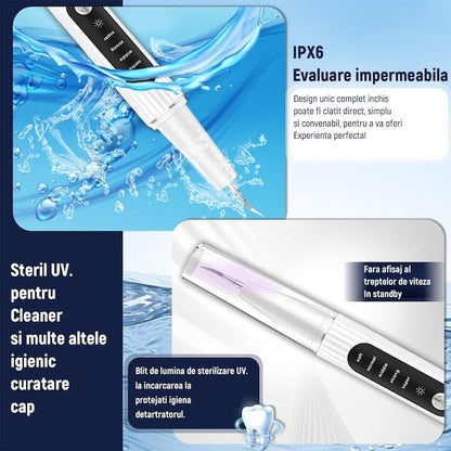 Detartraj dentar cu ultrasunete HM-Y858 – Curățare profesională acasă
