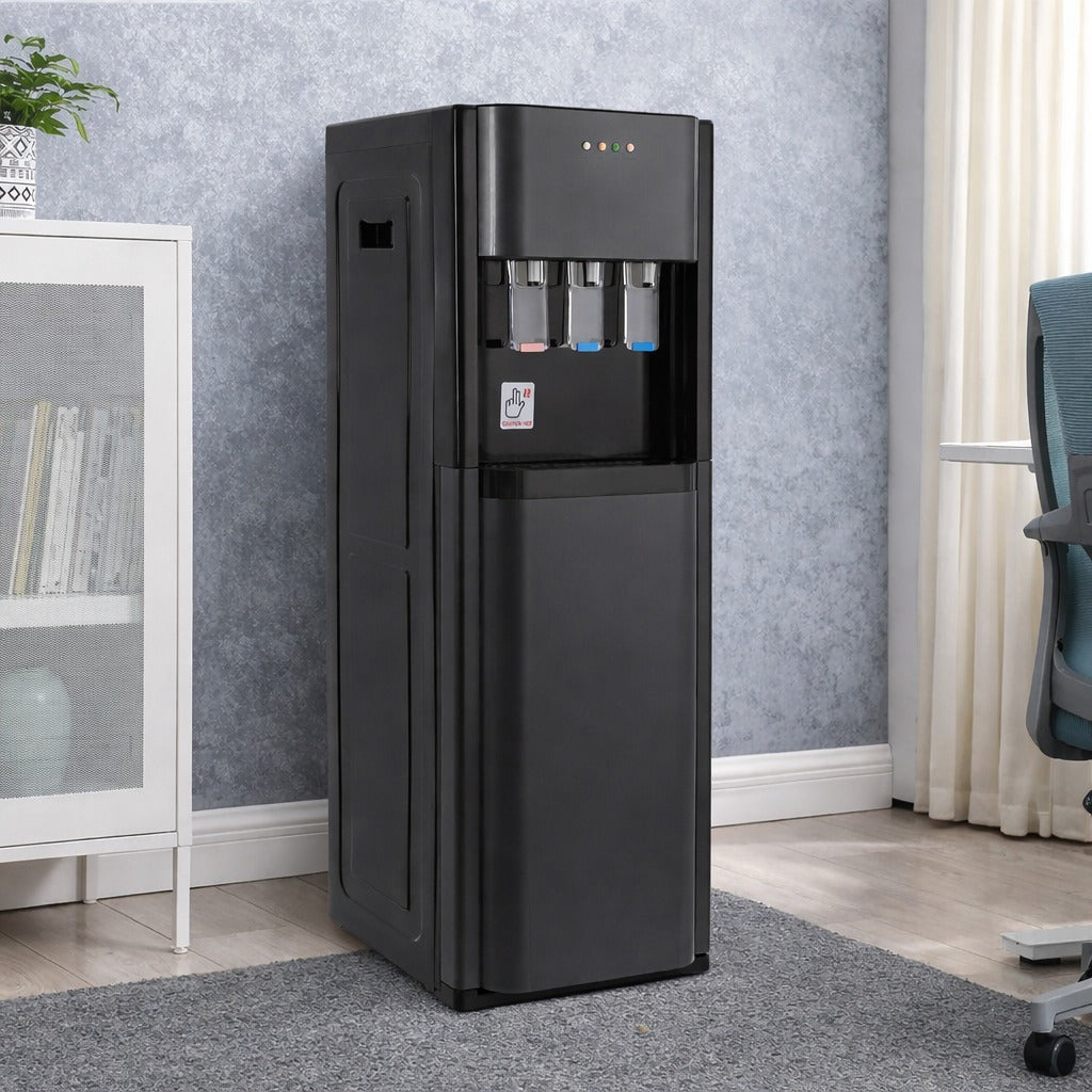 Dozator apa cu încărcare inferioara, 3 temperaturi, 110V, design modern, bidon ascuns
