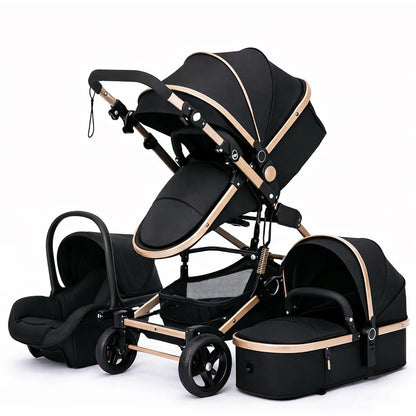 Carucior 3 in 1 pliabil pentru copii