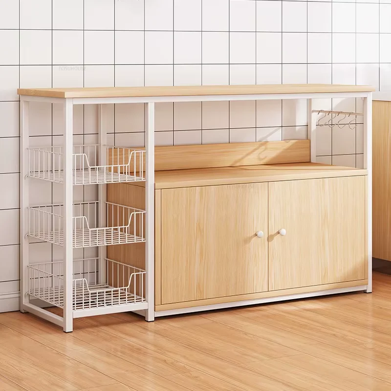 Etajera bucatarie multifunctionala 120x30x146 cm rafturi dulap