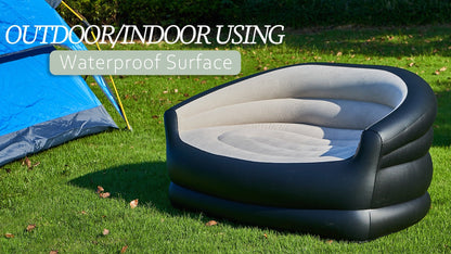 Canapea Fotoliu Gonflabil Deluxe pentru 2 Persoane