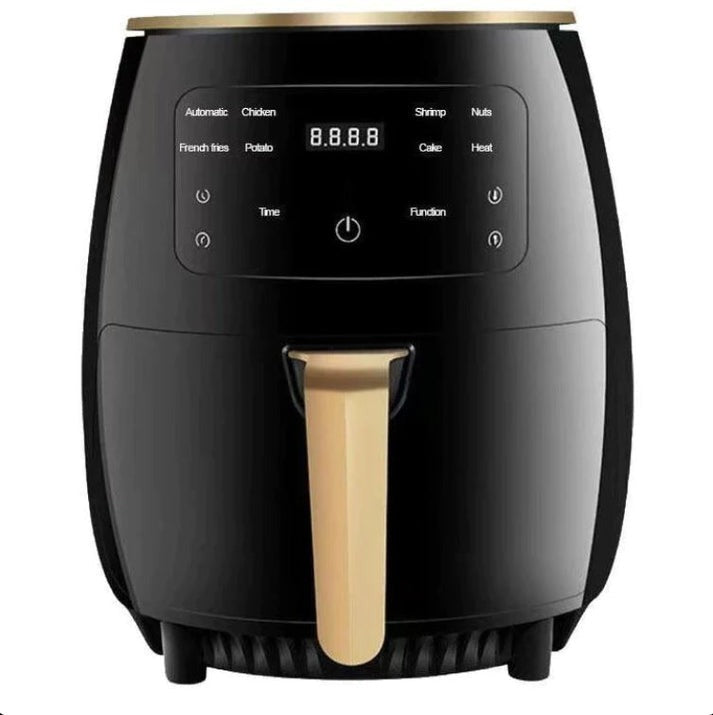 Friteuză cu aer cald Airfryer Leihmann – 3000W, 6L, LCD Touch digital - 50 hartii cadou