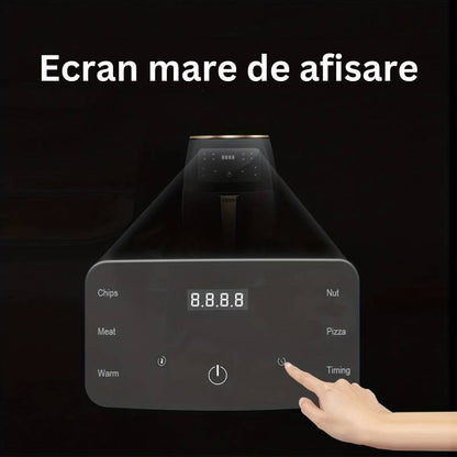 Friteuză cu aer cald Airfryer Leihmann – 3000W, 6L, LCD Touch digital - 50 hartii cadou