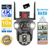 Cameră supraveghere WiFi 12MP 4K+, rotativă, AI Tracking, Night Vision Color, Card SD 32GB CADOU