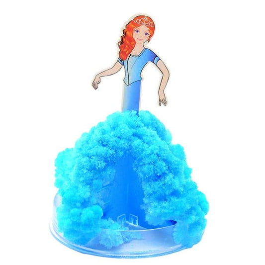 Kit Printesa Magica Cristale Crescatoare 1+1 Gratis Jucarie Educativa 14 cm