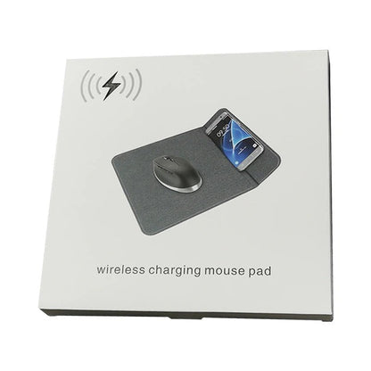 Mousepad gaming 3-în-1 cu încărcare wireless 15W și suport telefon – Compatibil Qi
