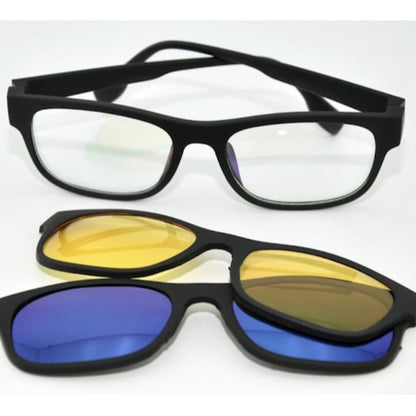 Ochelari de Soare Magnetici Magic Vision 3 în 1 cu Lentile Interșchimbabile