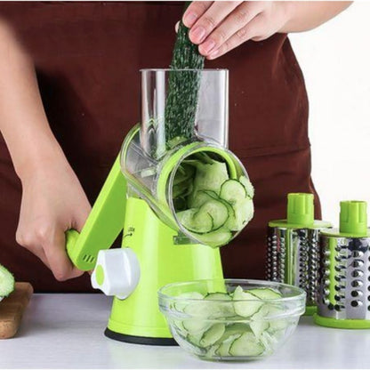 Răzătoare manuală Tabletop Drum Grater – multifuncțională, ușor de folosit