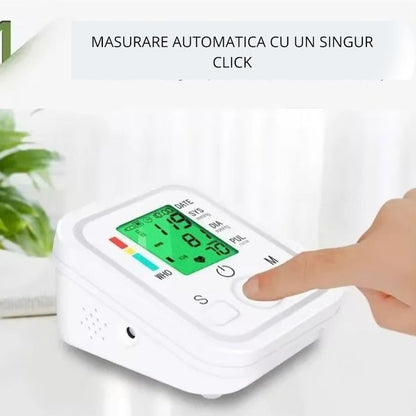 Set Tensiometru Electronic + Termometru Infrarosu Non-Contact – Monitorizare completa acasa