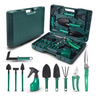 Set unelte gradinarit 10 piese cu valiza foarfeca lopata grebla