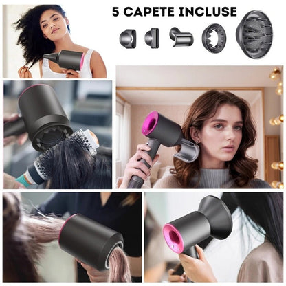 Uscător de Păr Ionizat 1800W Anti-Frizz Tip Dyson