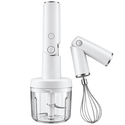 Mixer Electric 3 in 1 Reincarcabil, Tocator Alimente, Tel, Wireless, BPA Free, MAS0431
