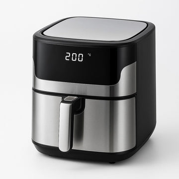 Friteuza airfryer Hoffmans 12L 2400W digitala cu 50 hartii cadou