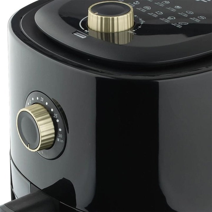 Friteuză cu Aer Cald RAF 5332B 6L, 2400W – Airfryer fără ulei, 8 programe - 50 hartii incluse