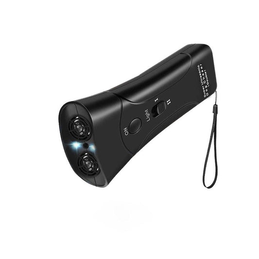 Dispozitiv Ultrasunete Anti-Câini 130 dB – Dresaj Canin & Alungare Câini Agresivi, 20 m, 20–25 kHz