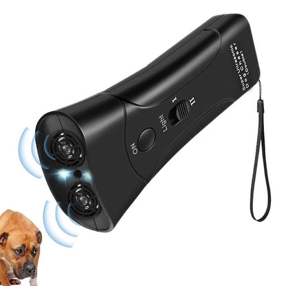 Dispozitiv Ultrasunete Anti-Câini 130 dB – Dresaj Canin & Alungare Câini Agresivi, 20 m, 20–25 kHz