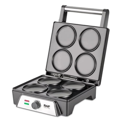 Aparat Clatite/Vafe RAF R.2520 Inox 1600W, Control Temperatura, 320x300x180mm