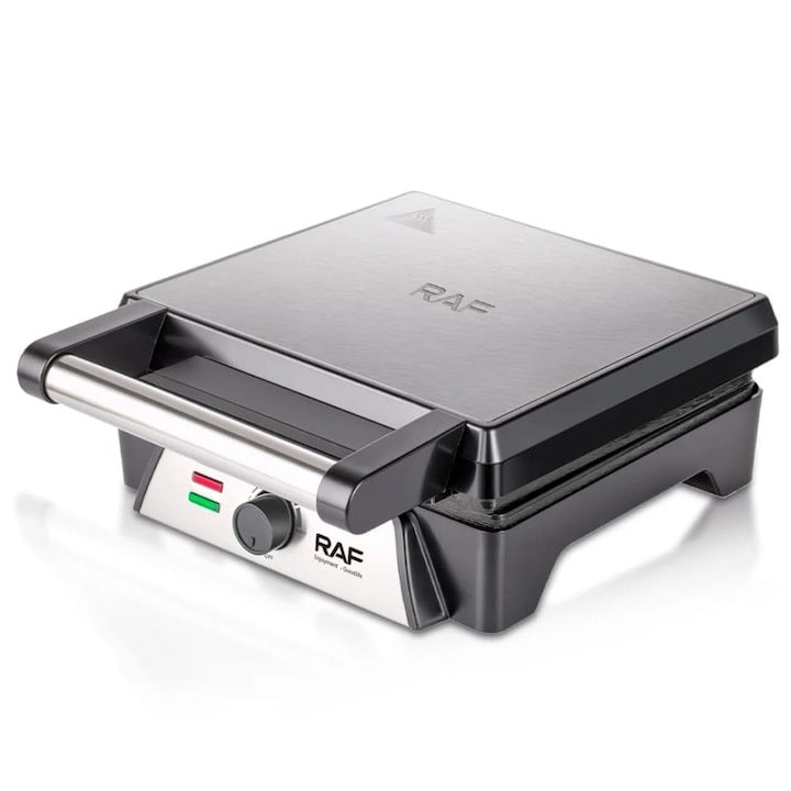 Aparat Clatite/Vafe RAF R.2520 Inox 1600W, Control Temperatura, 320x300x180mm