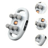 Aparat de Masaj Electric cu 6 Capete, Ecran LED, Silentios – Relaxare Musculara Acasa, Alb
