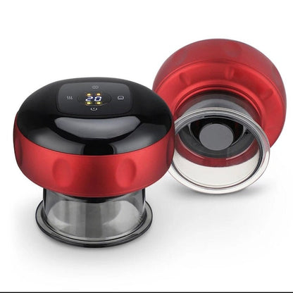 Aparat masaj Guasha Body Cupping 3 în 1 – cu încălzire și vacuum, premium