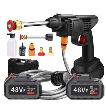 Aparat jet apa înaltă presiune auto – portabil, cu baterie reîncărcabilă