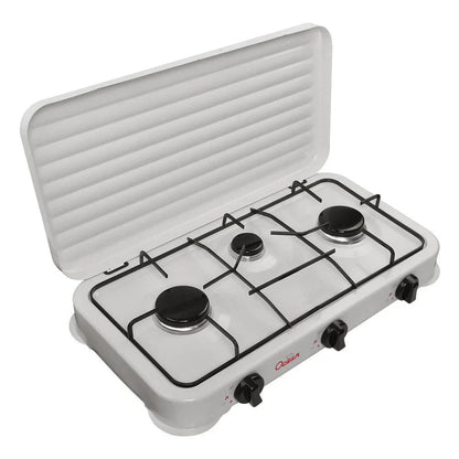 Aragaz portabil Ocean pe gaz cu 3 arzătoare – camping și uz casnic