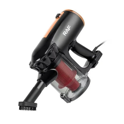 Aspirator Vertical 3 în 1 RAF R8672 600W, Ciclon, HEPA, Recipient 500ml, Negru