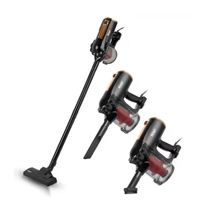 Aspirator Vertical 3 în 1 RAF R8672 600W, Ciclon, HEPA, Recipient 500ml, Negru