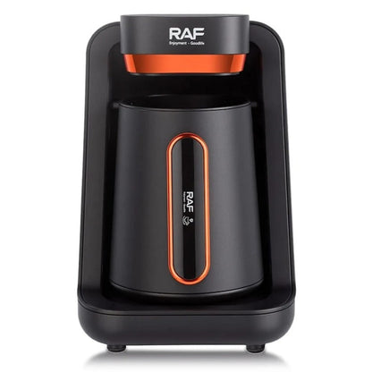 Cafetiere Turcească RAF R.147H 500W, Spumă Bogată, Oprire Automată, Auriu-Negru