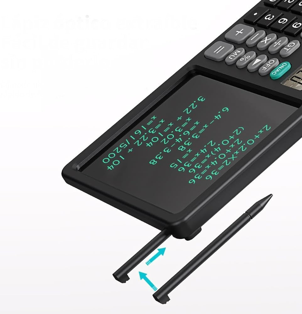 Calculator științific multifuncțional cu ecran LCD 7” pentru notițe + 2 stylus – Birou & școală