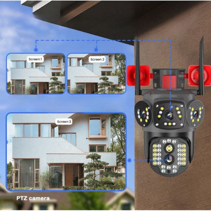 Cameră supraveghere 4G 4K IP66 – Zoom 10X, card 32GB inclus