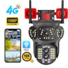 Camera supraveghere 4G si Wi-fi 4K zoom 10X IP66