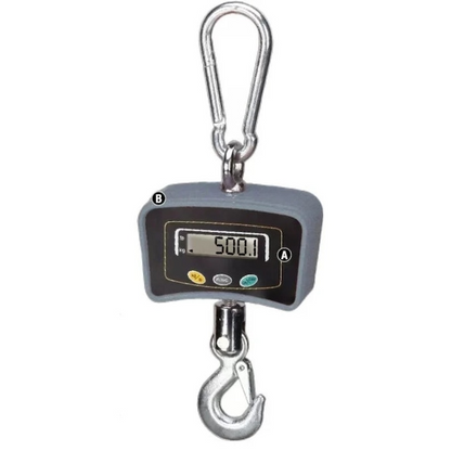 Cantar macara electronic 500kg cu carlig afisaj LED industrial portabil